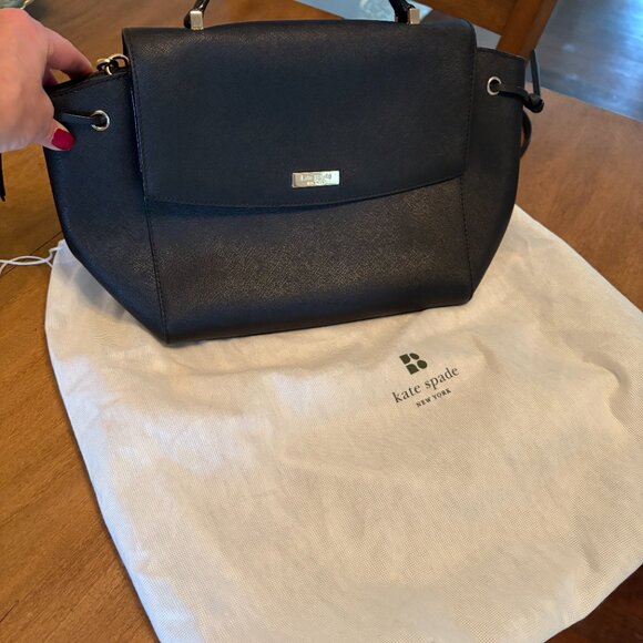 kate spade Handbags - NWOT Kate Spade Black Lilah Laurel Way Crossbody/Satchel